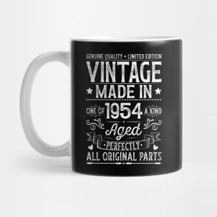 Vintage 1954 70th Birthday Mug